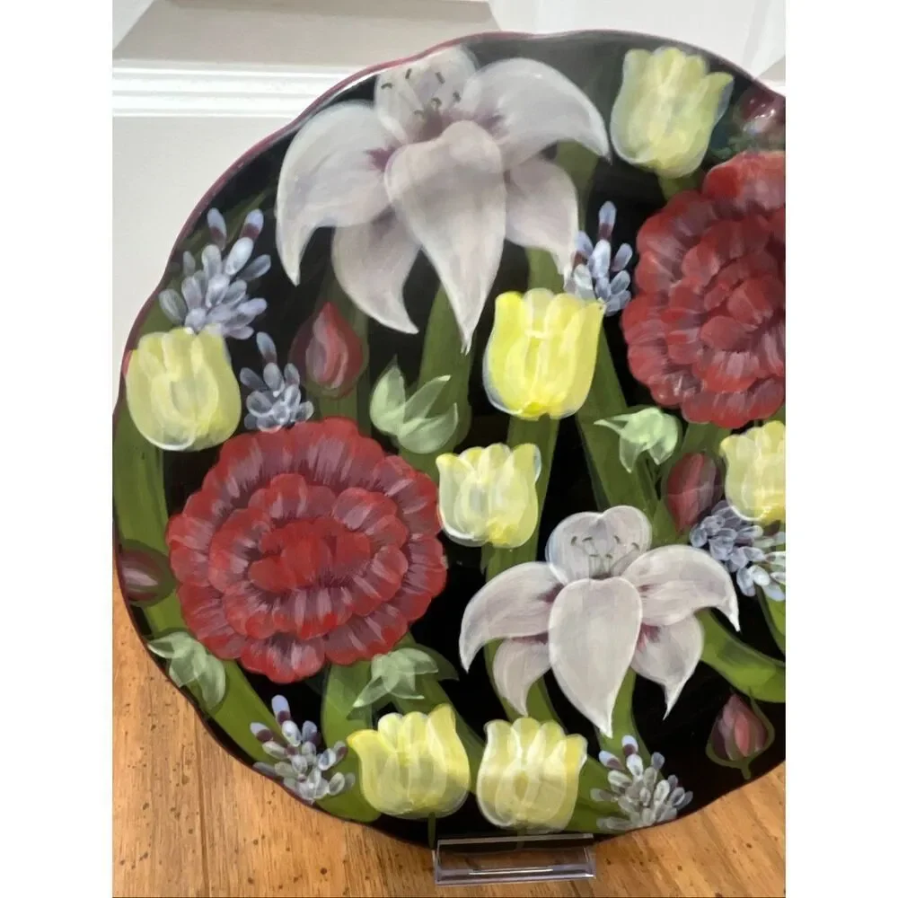 LESAL STUDIO Certified International Round Plate Serving Platter